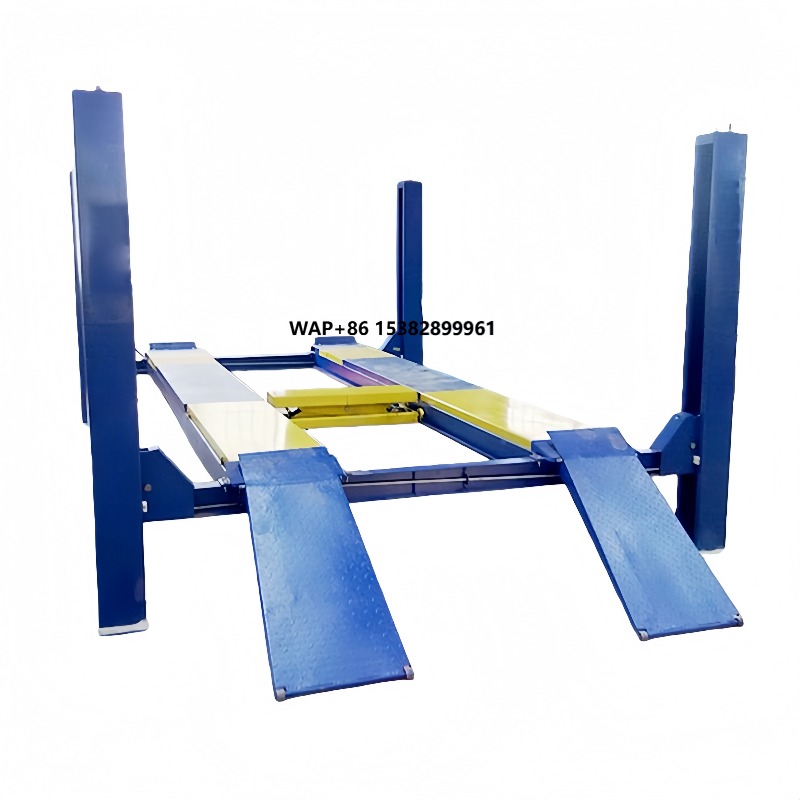 Hydraulic Car Lift - เครื่องตั้งศูนย์ถ่วงล้อรถยนต์ 3 มิติ พร้อมแท่นยกแบบ 4 เสา