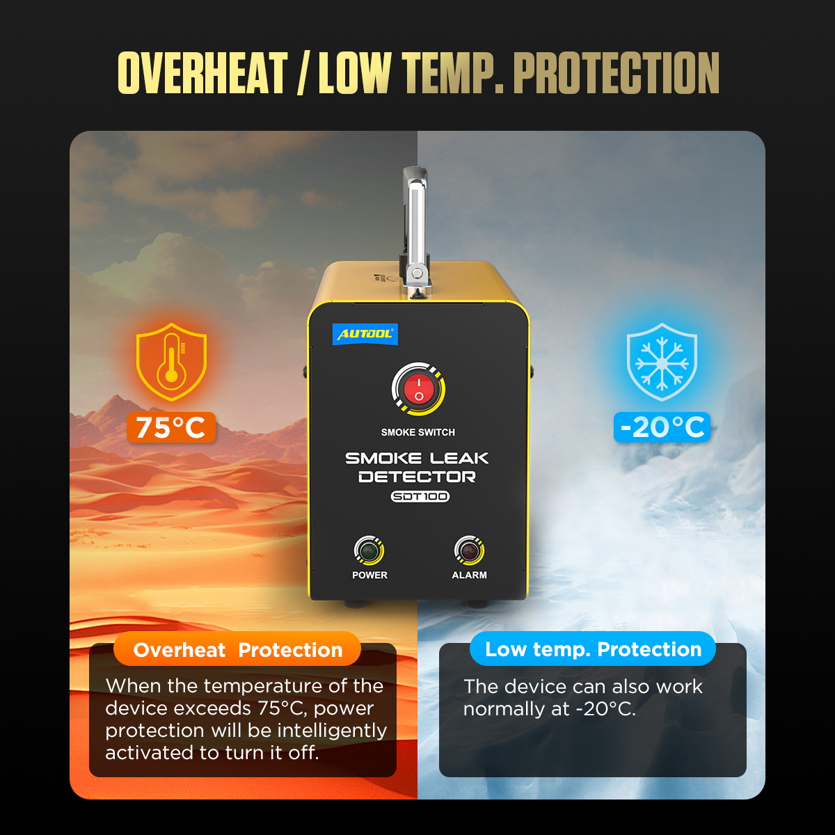 เครื่องตรวจจับรอยรั่วควันรถยนต - Smoke Leak Detector บทวิจารณ์และราคา