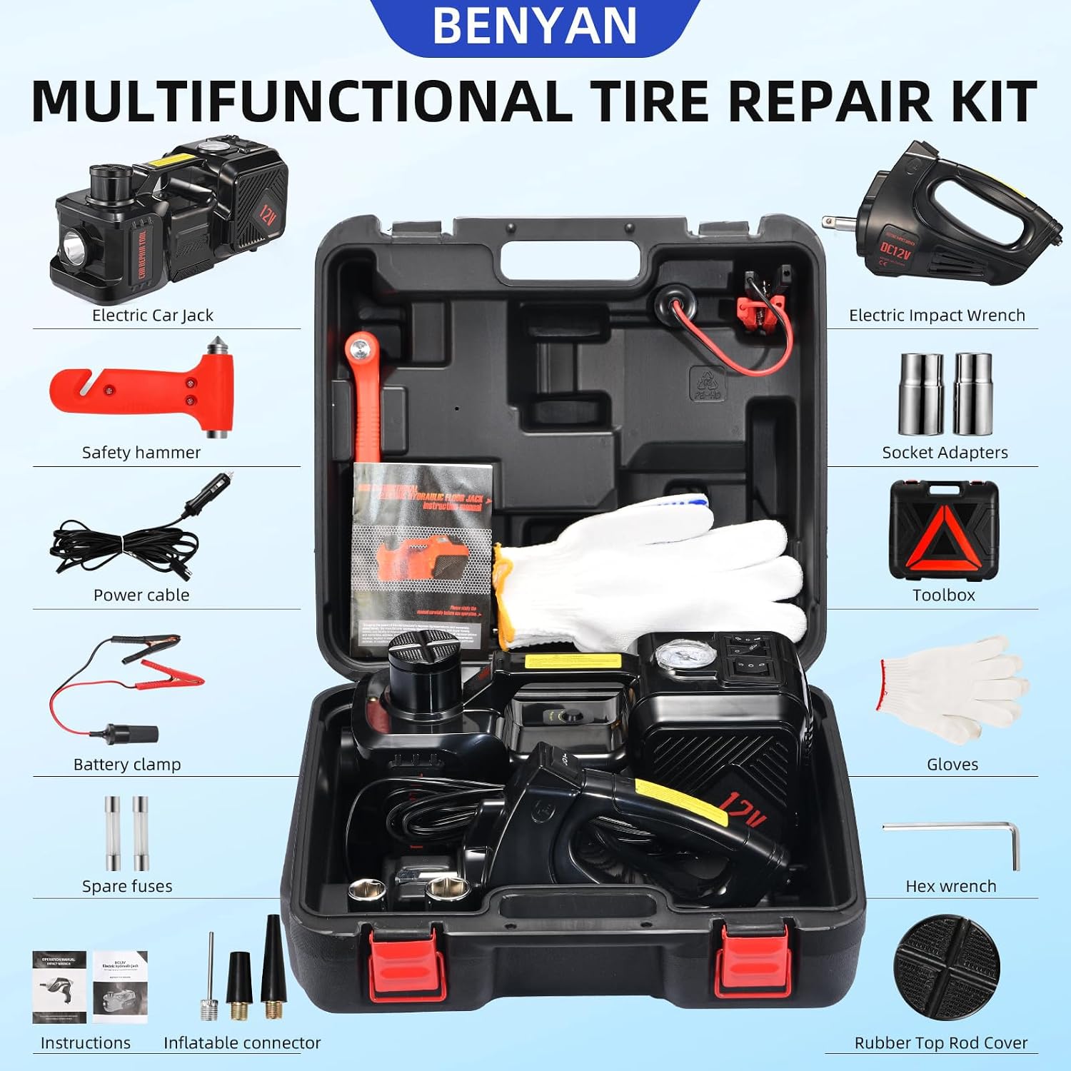 ชุดแม่แรงยกรถไฟฟ้า 5 ตัน 12V แ - Hydraulic Car Lift บทวิจารณ์และราคา